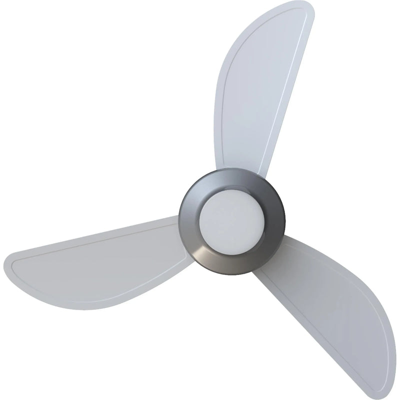 Ventilador de Teto Ventisol 3 Pás Branco/Cinza Bivolt