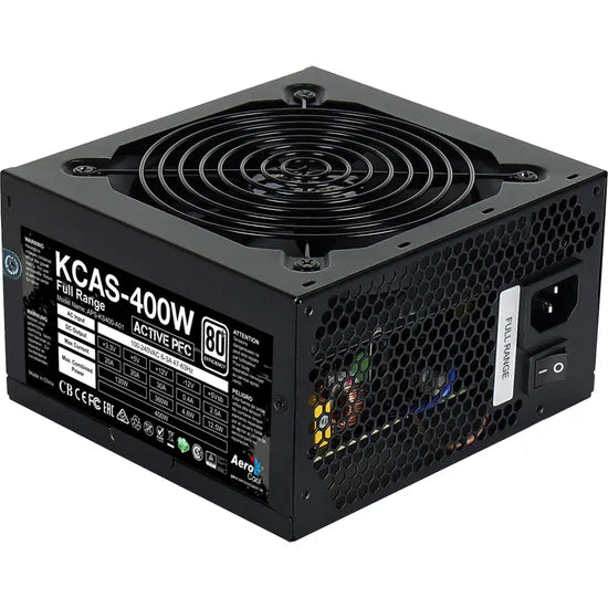 Fonte Gamer ATX Aerocool KCAS 400W 80 Plus Full Range APFC